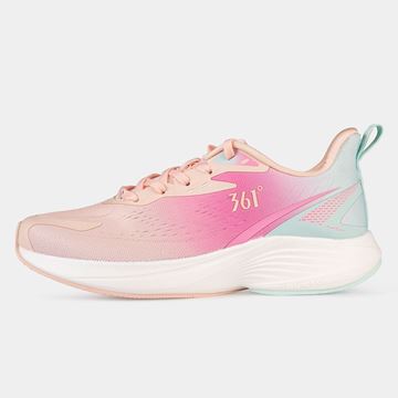 کفش دویدن زنانه, کفش رانینگ زنانه, کفش مخصوص دویدن ۳۶۱ درجه, کفش ورزشی زنانه, کفش سبک زنانه, کفش راحتی زنانه, کفش صورتی زنانه, کفش ژاکارد, کفش QuikFoam, کفش Running زنانه