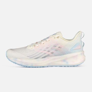 کفش رانینگ زنانه ۳۶۱ درجه رنگی، رویه مشبک تنفس‌پذیر و کفی ضربه‌گیر، مناسب دویدن