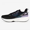 کفش رانینگ زنانه ۳۶۱ درجه در رنگ مشکی و بنفش، با طراحی حرفه‌ای برای دویدن، دارای رویه تنفس‌پذیر و کفی راحت و مقاوم، مناسب تمرینات ورزشی و استفاده روزمره
