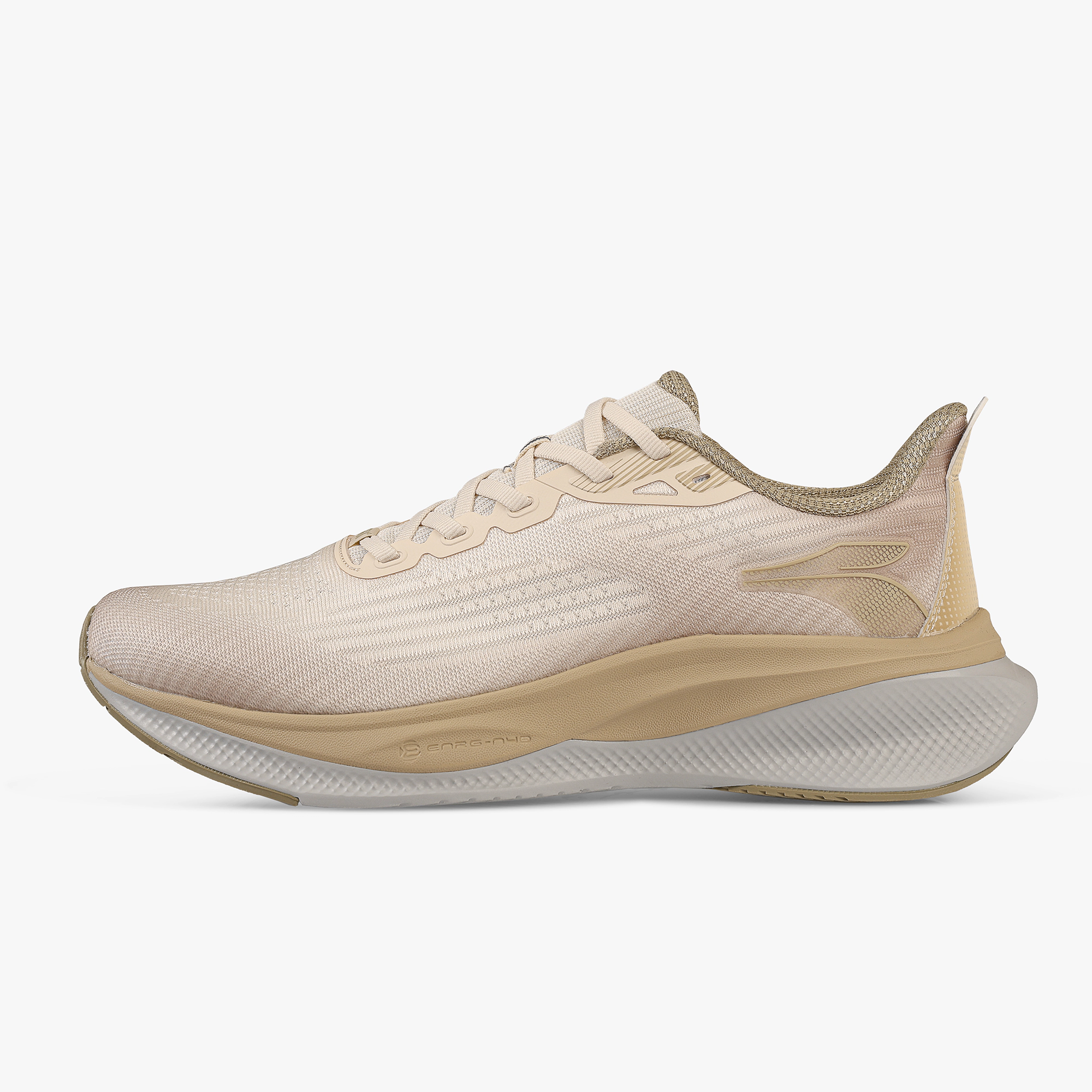 کفش مخصوص دویدن مردانه W672512214-5 برند 361 درجه، رنگ کرم، مناسب دویدن، پیاده‌روی و تمرین در باشگاه. طراحی سبک و ارگونومیک برای راحتی، ایمنی و عملکرد بهتر در تمرین‌های روزانه و ورزشی.