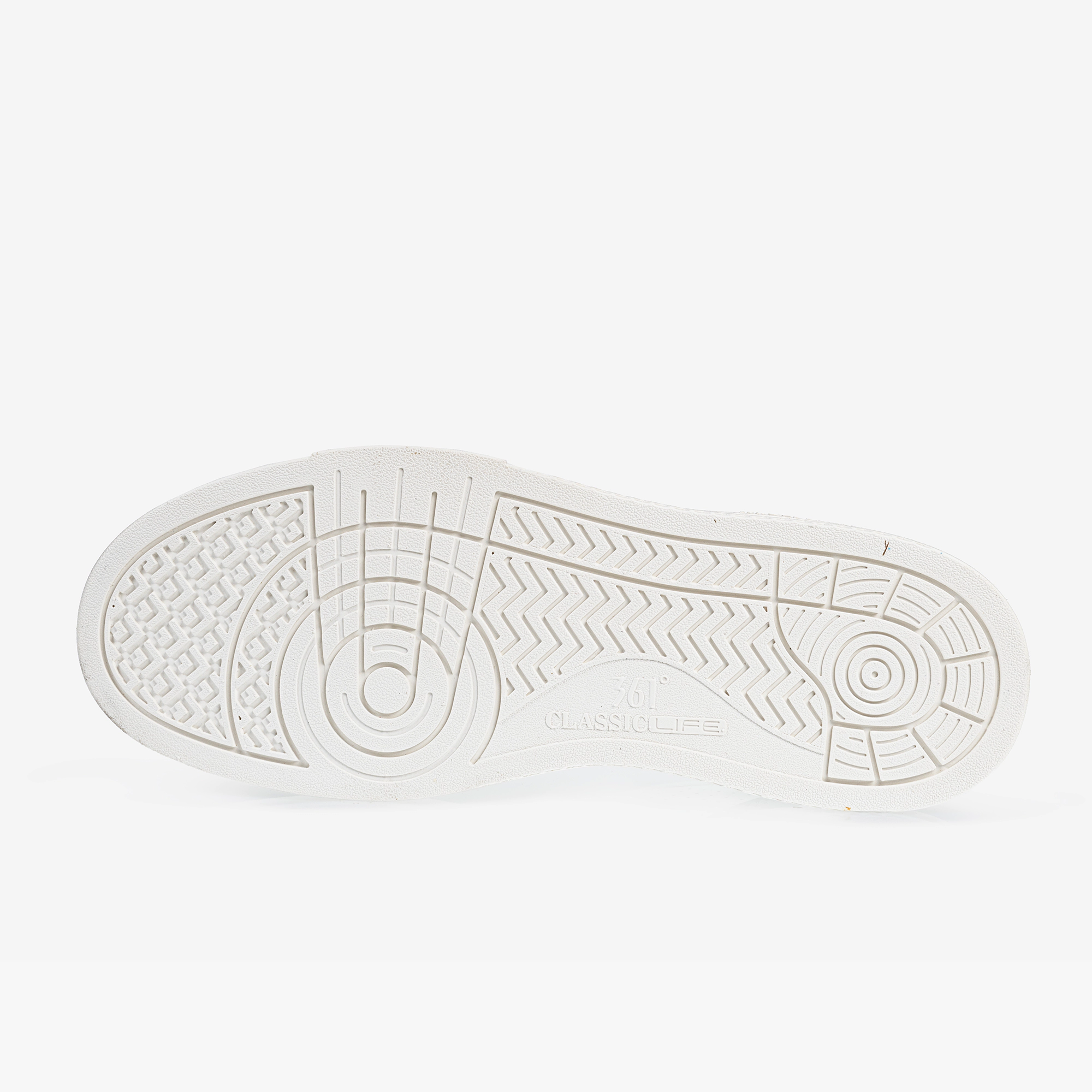 کفش روزمره زنانه 361 درجه مدل W672526614-2H سفید و سبز، سبک و راحت با رویه چرم مصنوعی و زیره EVA، مناسب پیاده‌روی روزانه و استایل کژوال، جلوگیری از خستگی و تاول پا