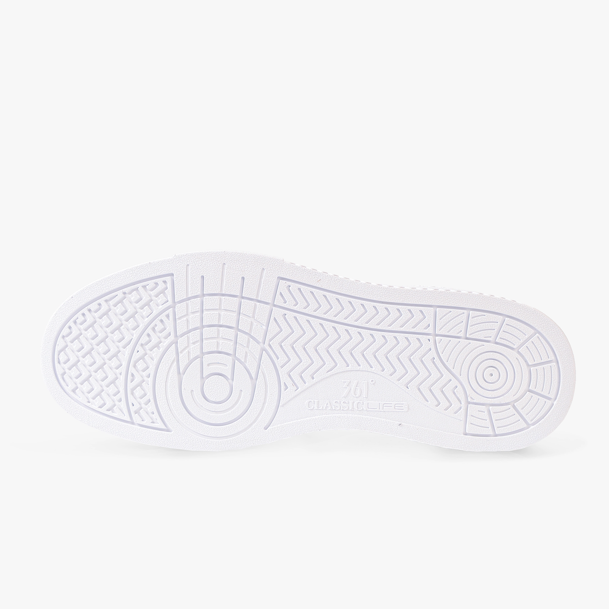 کفش روزمره زنانه 361 درجه مدل W672526614-1H، رنگ سفید، سبک و راحت، مناسب پیاده‌روی روزانه و استایل کژوال، زیره EVA جذب‌کننده ضربه