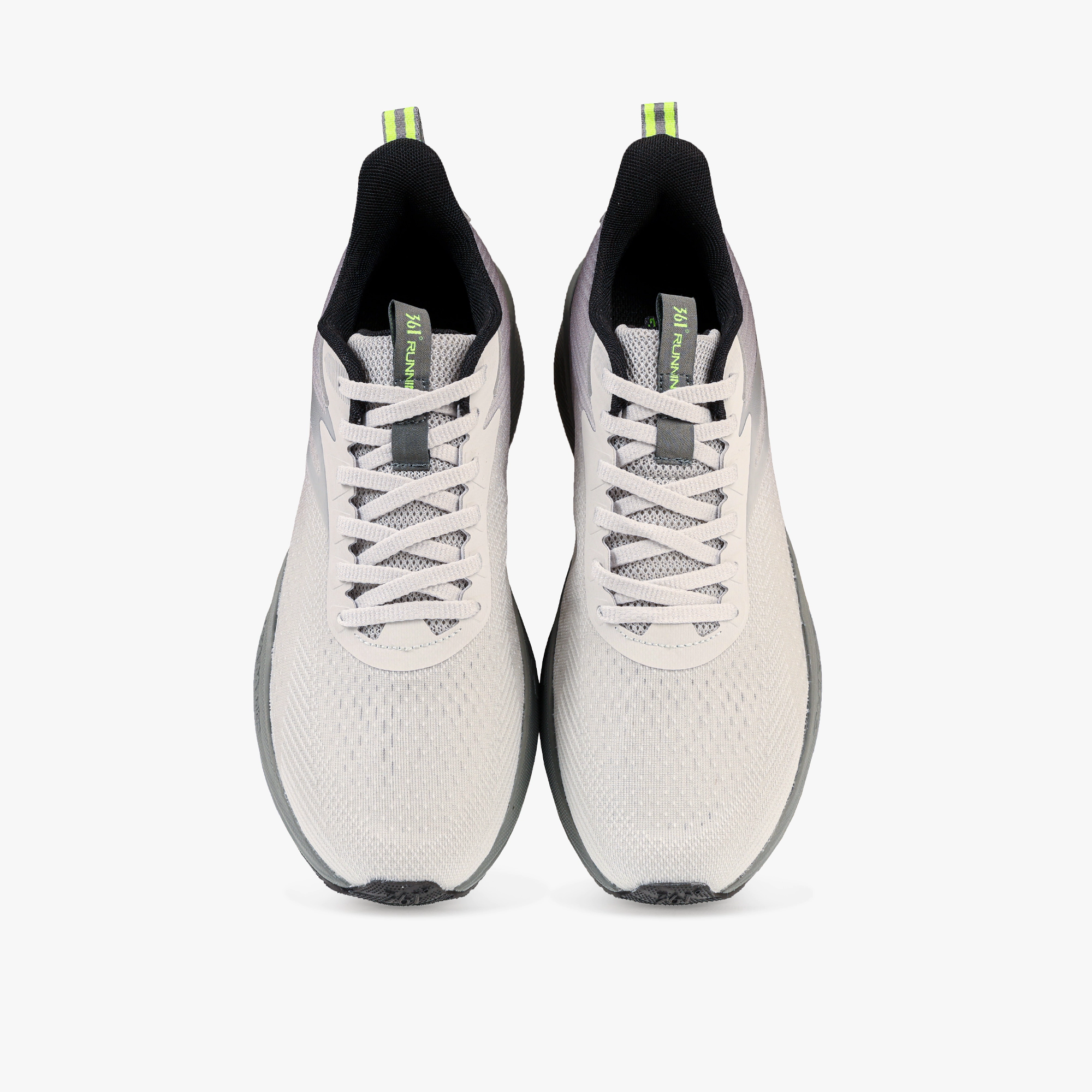 کفش مخصوص دویدن مردانه W672522206-4H برند 361 درجه، رنگ مشکی، سبک و ارگونومیک، مناسب دویدن، پیاده‌روی و تمرینات ورزشی روزانه، با طراحی حرفه‌ای برای محافظت از پا و مچ و افزایش راحتی طولانی‌مدت، گزینه‌ای ایده‌آل برای ورزشکاران و استفاده روزمره