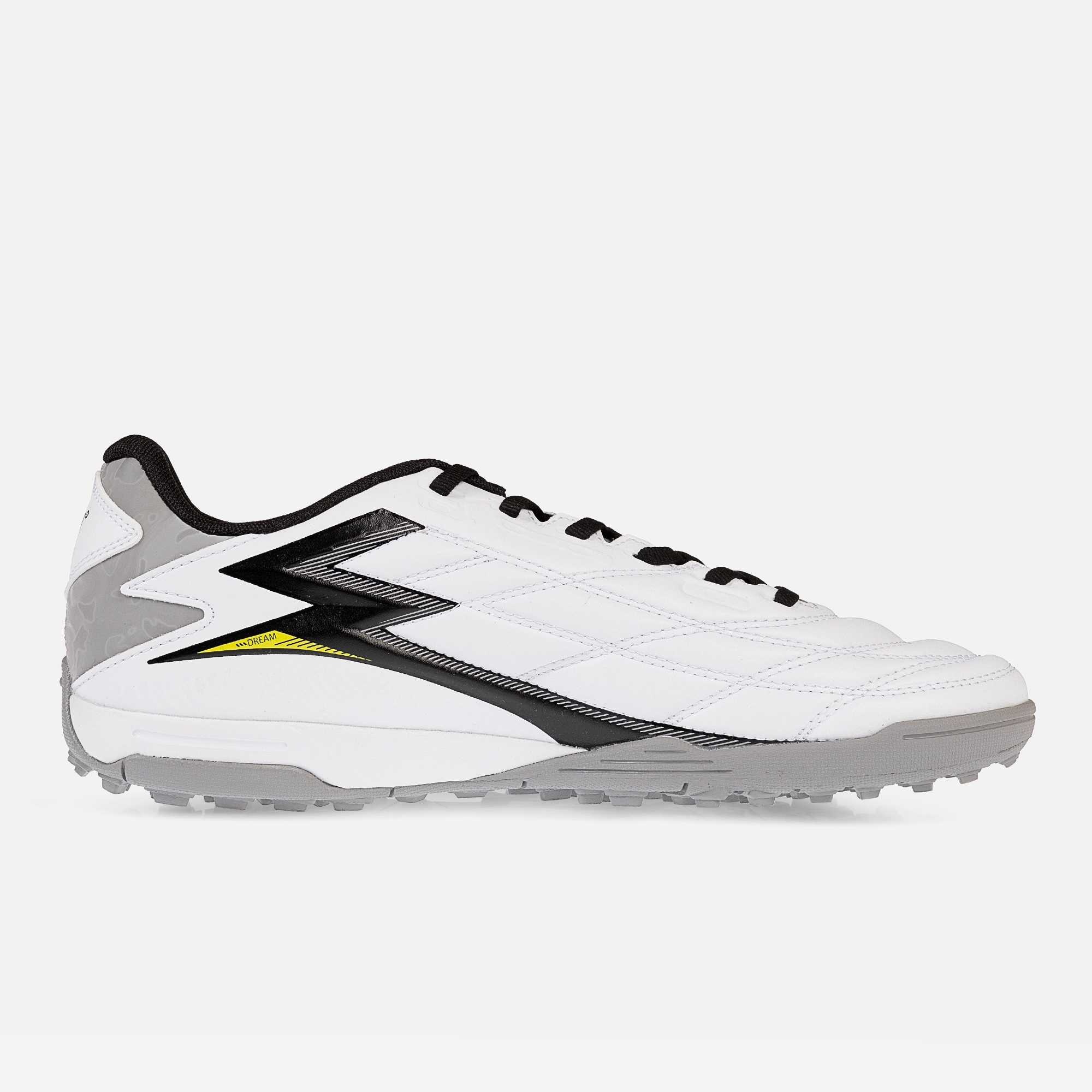 کفش تمرین فوتبال مردانه برند ۳۶۱ درجه مدل W672427901-1 رنگ سفید، سبک و انعطاف‌پذیر، مناسب حرکات سریع و تمرین ورزشی