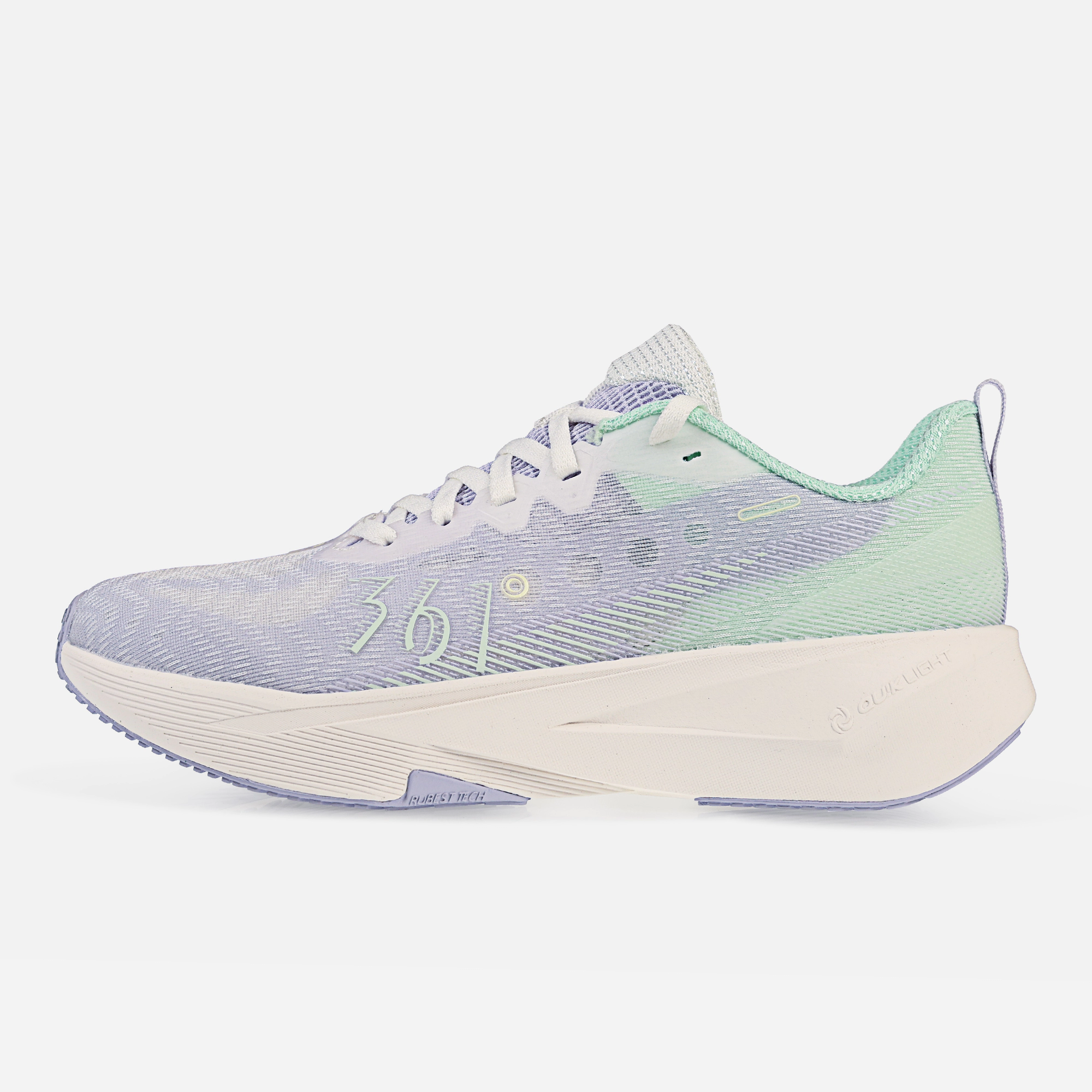 کفش مخصوص دویدن زنانه 361 درجه مدل W582512219-4 با رویه پارچه تنفس‌پذیر، زیره Rubber + EVA، سبک و ارگونومیک، مناسب دویدن و تمرینات ورزشی روزانه