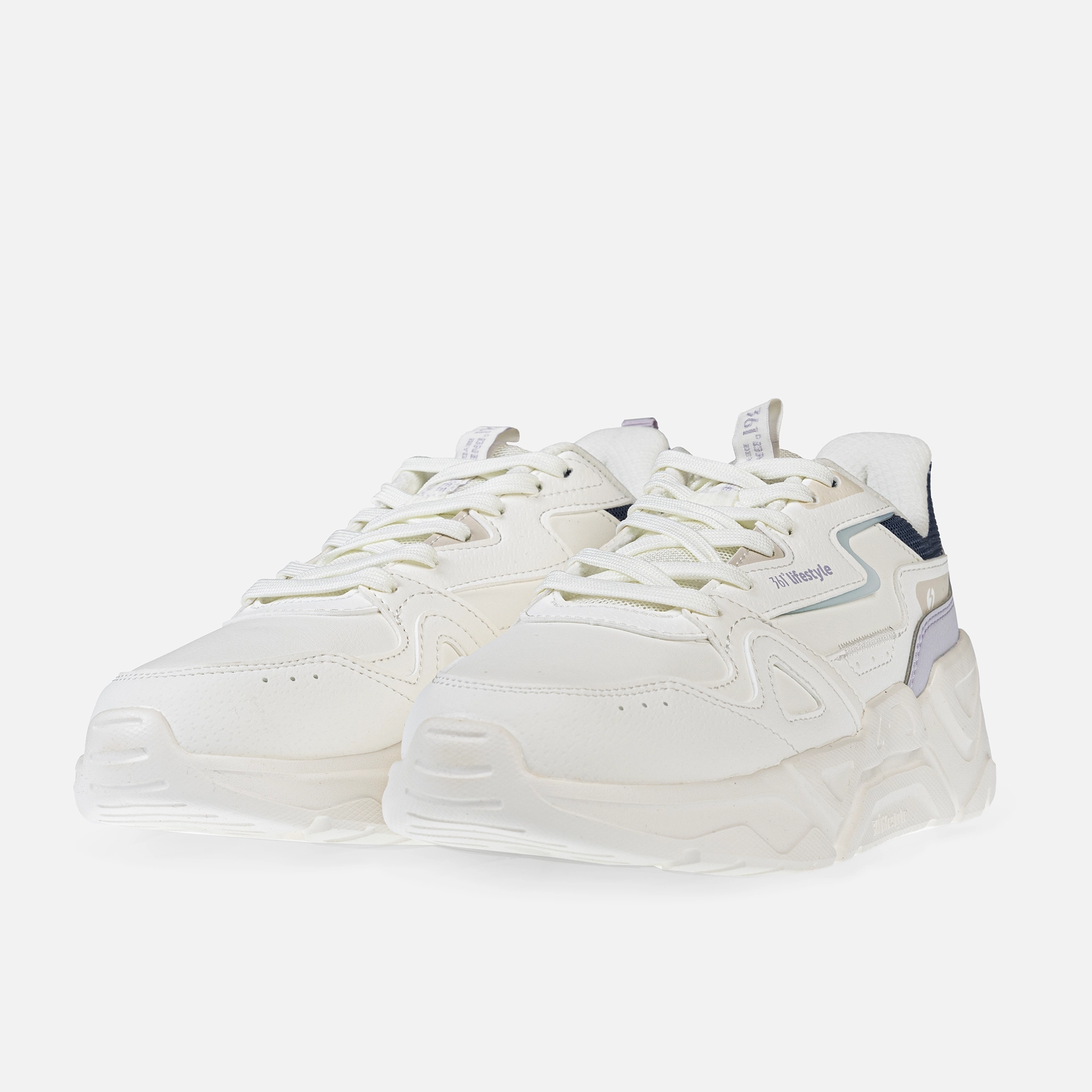 کفش روزمره زنانه 361 درجه مدل W582446722-1 با رویه چرم مصنوعی و پارچه و زیره EVA، مناسب پیاده‌روی روزانه، سبک، راحت و شیک