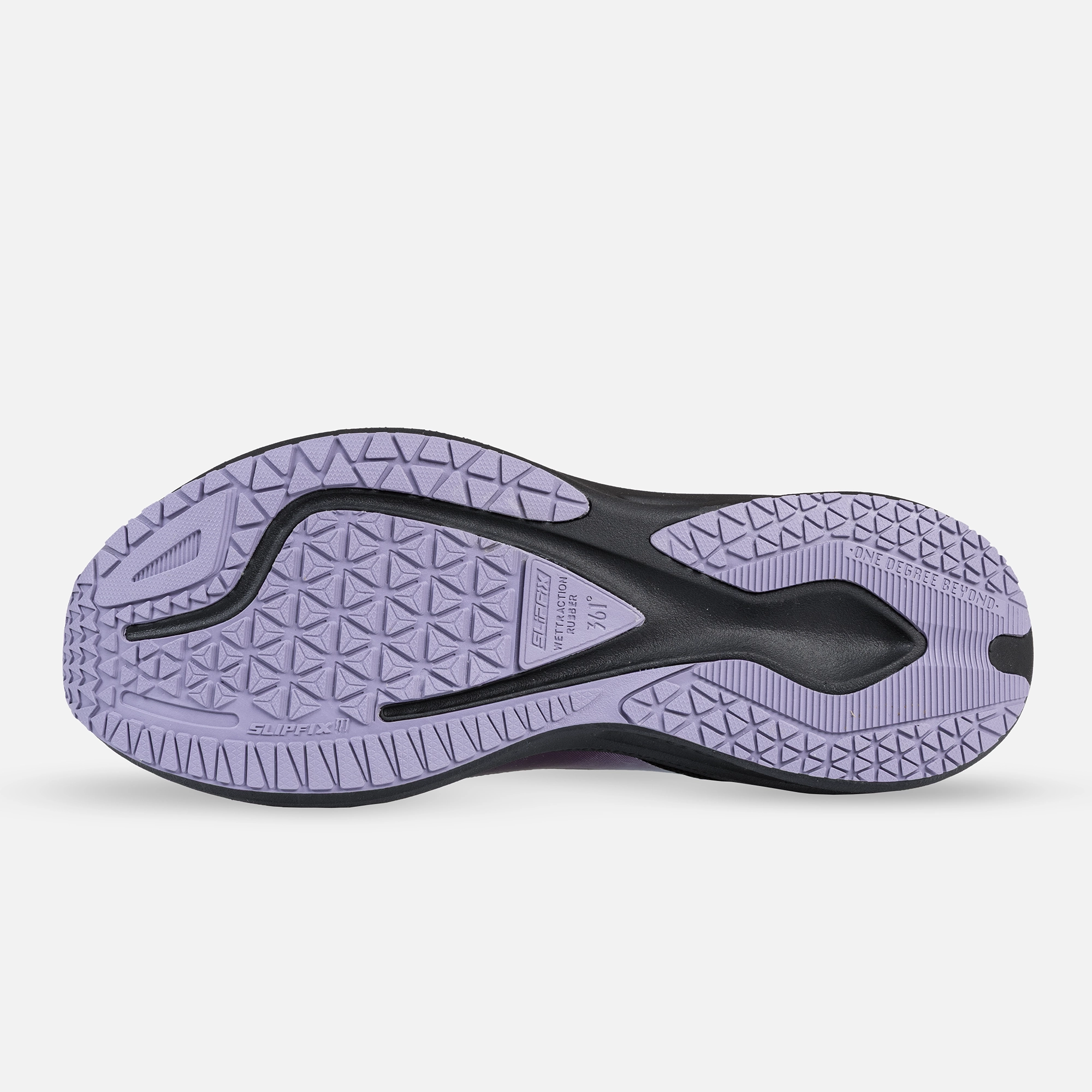 کفش مخصوص دویدن زنانه 361 درجه مدل W682522207-1H آبی روشن، سبک و راحت با رویه پارچه‌ای و TPU و زیره EVA + Rubber، مناسب دویدن، پیاده‌روی و تمرین‌های ورزشی روزانه، با پشتیبانی از پا و مچ و محافظت در برابر آسیب