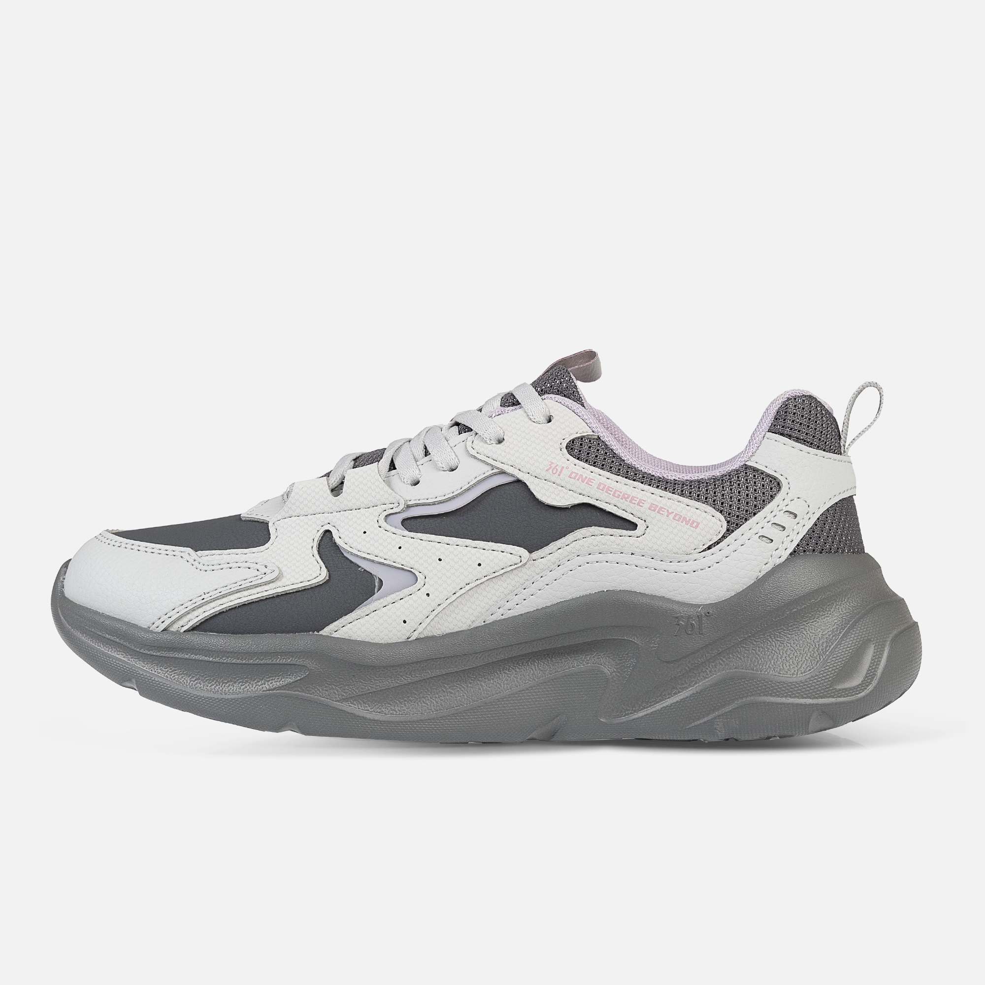 کفش روزمره زنانه 361 درجه مدل W582436716-3 با رویه پارچه و چرم مصنوعی، زیره TPU + EVA، سبک و راحت برای پیاده‌روی روزانه و محافظت از پا