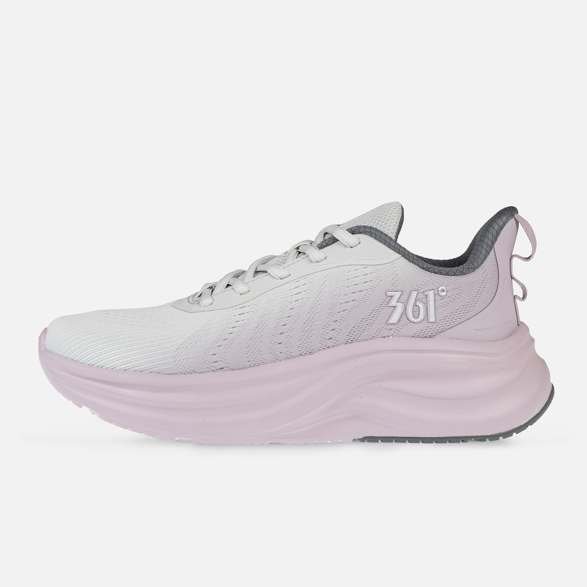 کفش دویدن زنانه 361 درجه مدل W582442230-7 با رویه پارچه‌ای تنفس‌پذیر و زیره EVA + Rubber، سبک و راحت، مناسب دویدن، پیاده‌روی و تمرینات ورزشی روزانه