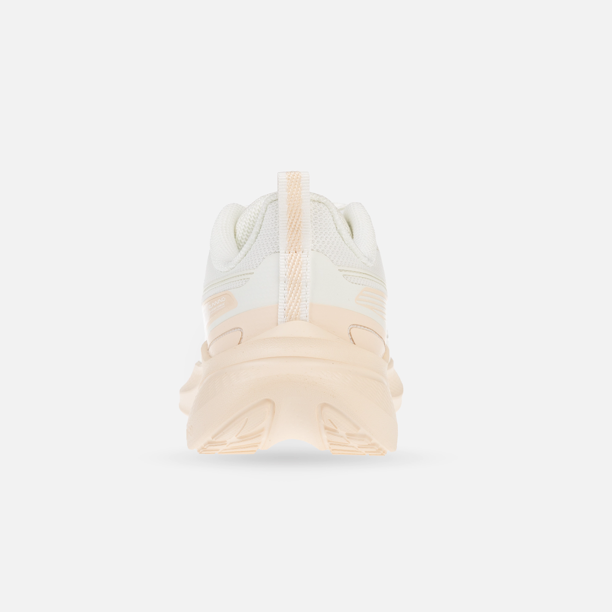 کفش دویدن زنانه 361 درجه مدل W582442210-1 سفید و صورتی، سبک و راحت با رویه پارچه تنفس‌پذیر و زیره EVA، مناسب دویدن، پیاده‌روی و تمرینات ورزشی روزانه، محافظ پا و مچ