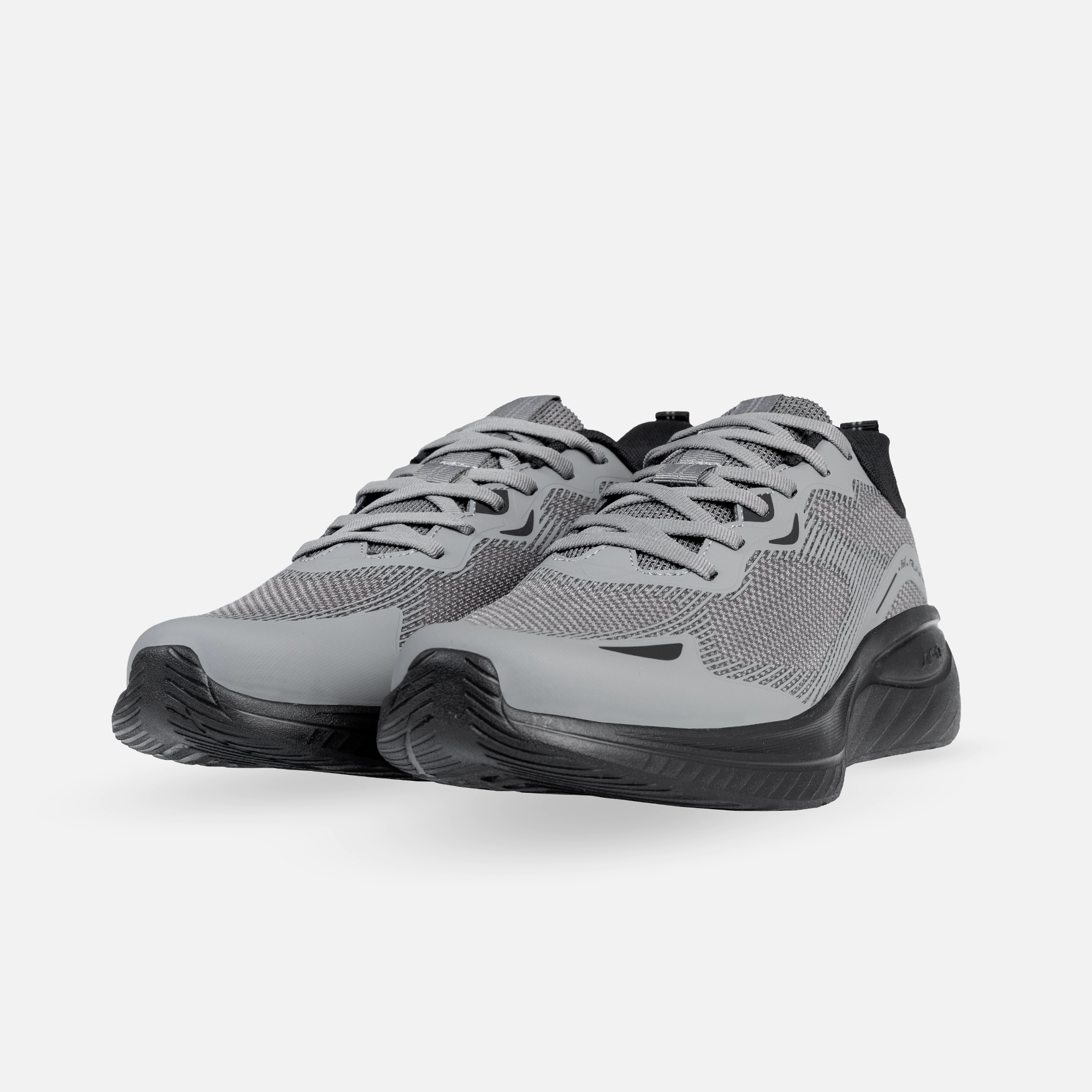 کفش دویدن مردانه W572432207-5 برند 361 درجه، رنگ طوسی، سبک و راحت برای دویدن، پیاده‌روی و تمرینات ورزشی