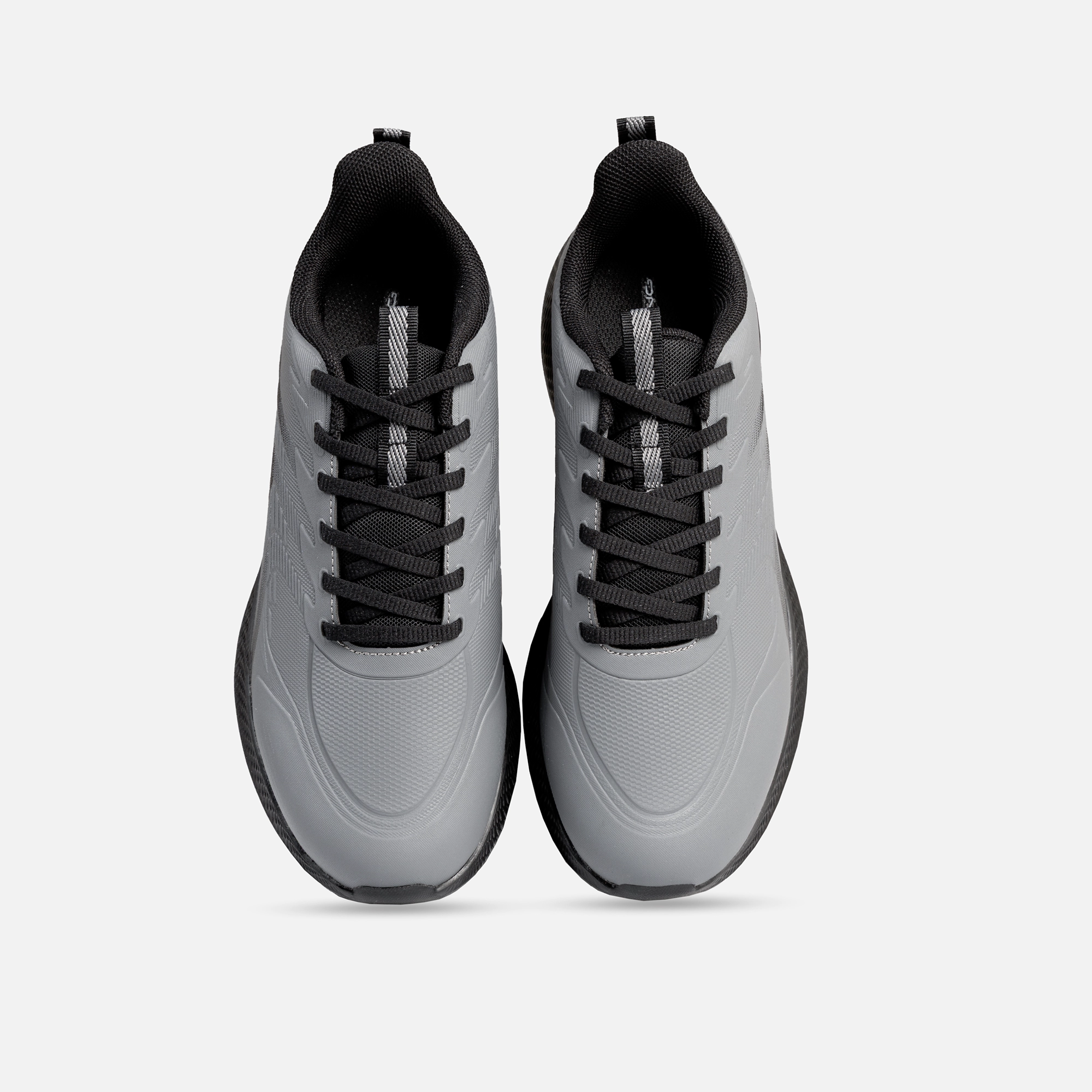 کفش دویدن مردانه 361 درجه مدل W572442234-2 رنگ طوسی، رویه چرم مصنوعی، زیره EVA، سبک و ارگونومیک، مناسب دویدن، پیاده‌روی و تمرین‌های روزانه