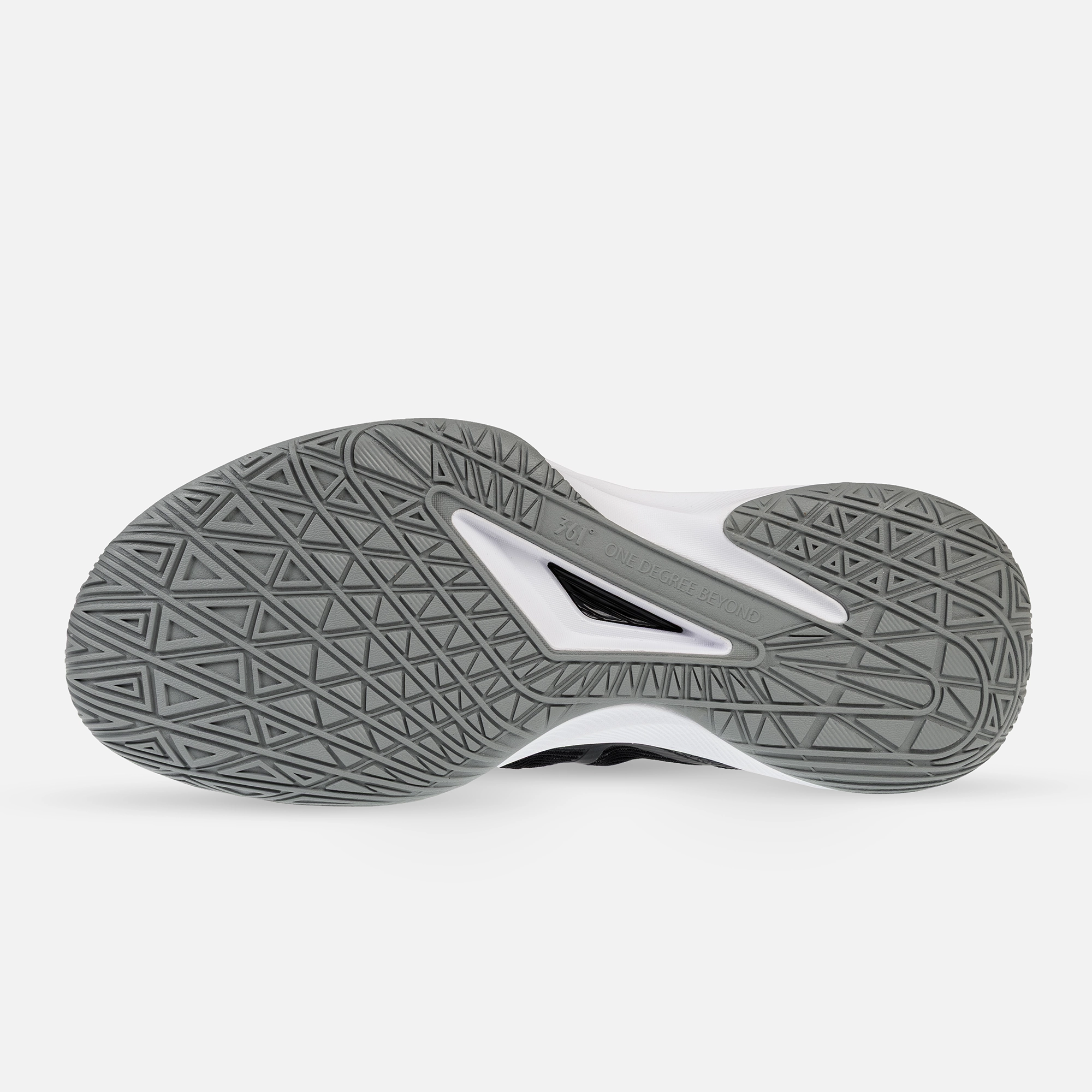 کفش بسکتبال مردانه W572421104-1 برند 361 درجه، رنگ مشکی، سبک و مقاوم، مناسب تمرین و بازی بسکتبال