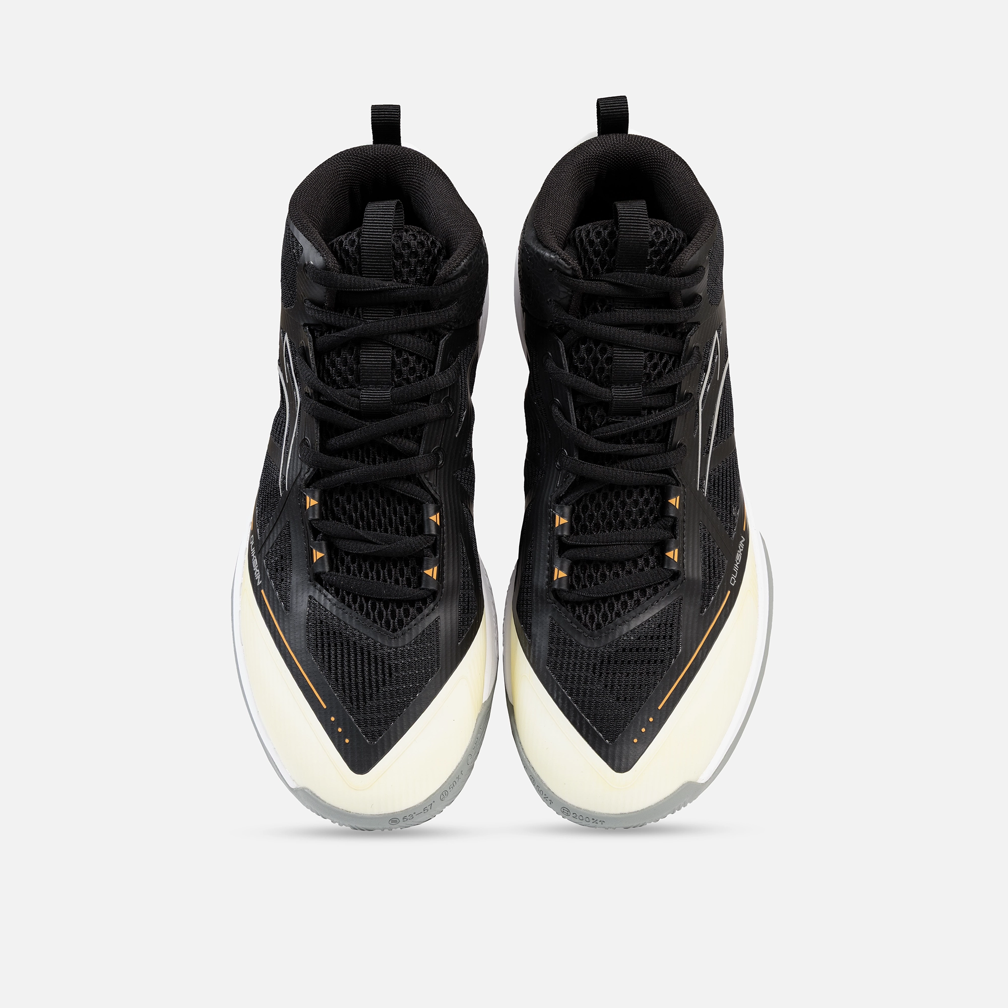 کفش بسکتبال مردانه W572421104-1 برند 361 درجه، رنگ مشکی، سبک و مقاوم، مناسب تمرین و بازی بسکتبال