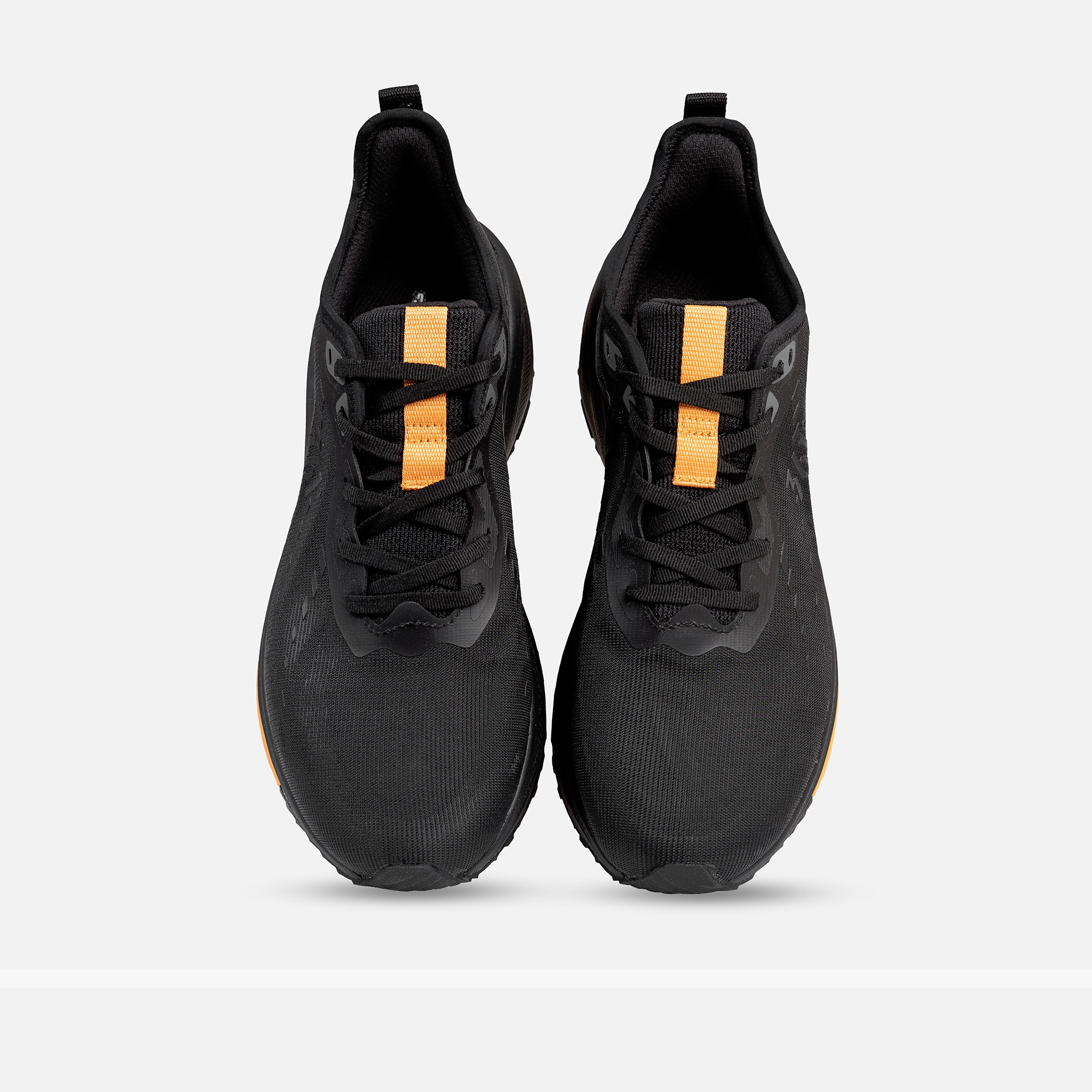 کفش مخصوص دویدن مردانه 361 درجه مدل W572422219-5 رنگ مشکی، سبک و ارگونومیک با رویه پارچه‌ای تنفس‌پذیر و زیره Rubber + EVA، مناسب دویدن، پیاده‌روی و تمرینات باشگاهی، محافظت کامل از پا و مچ، افزایش راحتی و بازگشت انرژی در طول تمرین