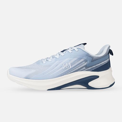 کفش دویدن مردانه، کفش Running مردانه، کفش ورزشی مردانه، کفش 361 درجه مردانه، کفش سبک مردانه، کفش آبی مردانه، کفش EVA مردانه، کفش تمرین روزانه مردانه، کفش با پشتیبانی پا و مچ