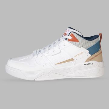 کفش مردانه, کتونی مردانه, کفش روزمره مردانه, کفش اسپرت مردانه, کفش راحتی مردانه, کتونی سفید مردانه, کفش روزمره سفید, کفش مردانه 361 درجه, کفش مردانه مدل W572336601-6, کفش مردانه سفید 361 درجه, کتونی مردانه سفید 361 درجه, کفش روزمره مردانه سبک, کفش مردانه برای پیاده‌روی