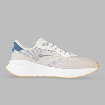 کفش روزمره زنانه 361 درجه مدل W582426706-1 طوسی و آبی با رویه پارچه و چرم مصنوعی و زیره EVA و Rubber، مناسب پیاده‌روی و فعالیت‌های روزانه، راحت و محافظ پا