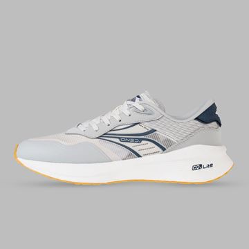 کفش روزمره مردانه برند ۳۶۱ درجه مدل W572426706-1 رنگ طوسی و آبی، سبک، راحت و مناسب پیاده‌روی و استایل کژوال