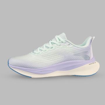 کفش دویدن مردانه، کفش Running مردانه، کفش ورزشی مردانه 361 درجه، کفش تمرین مردانه، کفش پیاده‌روی و دویدن، کفش سبز/بنفش مردانه، کفش سبک و ارگونومیک