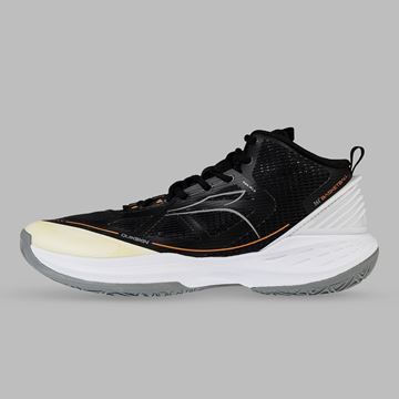 کفش بسکتبال مردانه W572421104-1 برند 361 درجه، رنگ مشکی، سبک و مقاوم، مناسب تمرین و بازی بسکتبال