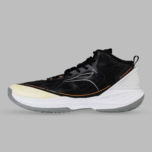 کفش بسکتبال مردانه W572421104-1 برند 361 درجه، رنگ مشکی، سبک و مقاوم، مناسب تمرین و بازی بسکتبال