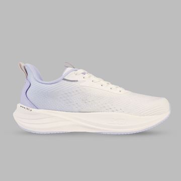 کفش مخصوص دویدن زنانه سفید/بنفش W682522206-1H برند 361 درجه، سبک، راحت و مناسب دویدن، پیاده‌روی و تمرین‌های ورزشی