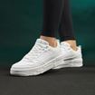 کفش روزمره زنانه 361 درجه مدل W672526614-1H، رنگ سفید، سبک و راحت، مناسب پیاده‌روی روزانه و استایل کژوال، زیره EVA جذب‌کننده ضربه	