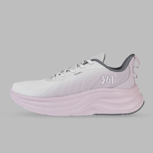 کفش دویدن زنانه 361 درجه مدل W582442230-7 با رویه پارچه‌ای تنفس‌پذیر و زیره EVA + Rubber، سبک و راحت، مناسب دویدن، پیاده‌روی و تمرینات ورزشی روزانه