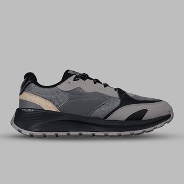 کفش روزمره مردانه، کفش پیاده‌روی مردانه، کفش اسپورت مردانه، کفش راحت، کفش 361 درجه، کفش با دوام، کفش استایل کژوال، کفش مشکی طوسی، کفش روزانه مردانه، کفش سبک و راحت