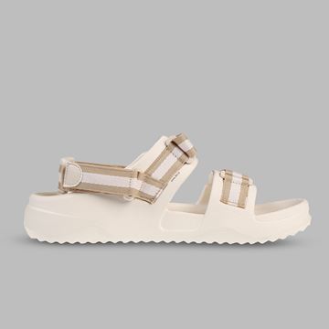 صندل مردانه 361 درجه مدل W672526711-8H رنگ کرم، سبک و راحت، زیره Rubber + EVA مقاوم و انعطاف‌پذیر، مناسب پیاده‌روی و استفاده روزانه